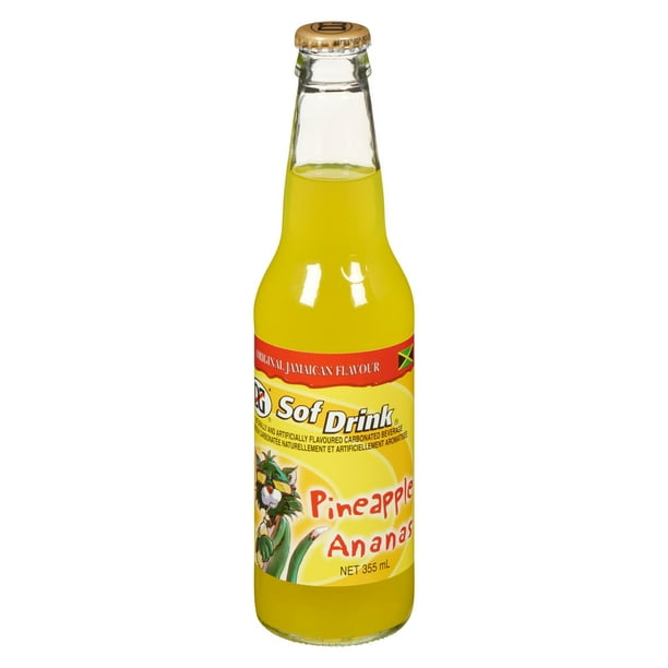 DG PINEAPPLE ORIGINAL JAMAICAN SOFT DRINK, Jamaican Pineapple Soda