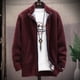 thumbnail image 5 of Suéter de hombre, cárdigan, abrigo de invierno, más suéter de terciopelo, suéter de abrigo, abrigo de otoño, marea, 5 of 5