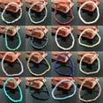 thumbnail image 3 of Bracelet Extensible en Perles de Verre Rondes avec Strass Cristal 4mm pour Femmes et Filles, 3 of 7