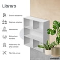 thumbnail image 2 of Mubson Librero con 5 Repisas. Estanteria para Recamara o Sala Mubson  Librero, 2 of 6