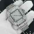 thumbnail image 4 of Bust Down Baller Square CZ Steel Iced Out Watch, 4 of 4