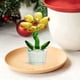 thumbnail image 5 of Fiudx Decoración de Cristal con Núcleo de Flor Simulada, Artesanía Exquisita, Diseño de Pétalos Brillantes, Decoración para Oficina o Porche, Elegante Opción de Regalo, Tamaño Compacto, Ideal para Oc, 5 of 5