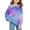 Blue, variant on Boys Girls Sweatshirts Regular Children's Tie Dye Print Long Sleeved Comfortable Sweatshirt Girl Dance Sweatshirt