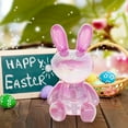 Vicbovo Home Decor Clearance Easter Rabbit Jelly Color Transparent