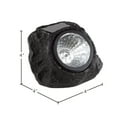 thumbnail image 2 of Pure Garden Weather Resistant Solar Rock Lights Outdoor Spot Lights 4-Pack, 2 of 7