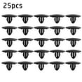 thumbnail image 2 of Tekuisi 25Pcs Hood Insulation Retainer Clips Fastener Car Supplies for Toyota 90467-09050 Car Fastener 25mm Head Width Interior Parts, 2 of 6