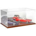thumbnail image 2 of Plymor Clear Acrylic Display Case with Hardwood Base (Mirror Back), 20" W x 12" D x 9" H, 2 of 2
