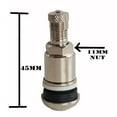 thumbnail image 2 of TYRE VALVE BOLT IN STEM TO FOR BBS ALLOYS WHEELS CHROME SILVER METAL CAR VAN, 2 of 5