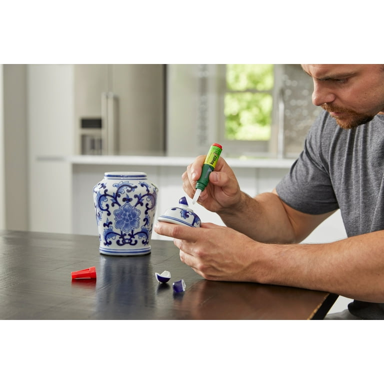 Krazy Glue Original Adhesive - Super Glue - Precision Tip - Multi-Purpose One Drop Applicator (12)