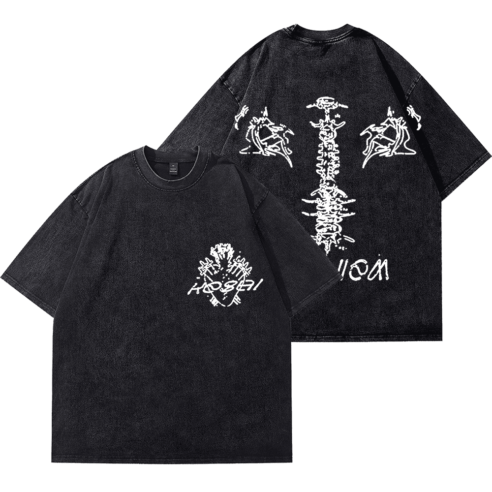 keshi Requiem グラフィックTシャツ Lサイズ Keshi Requiem World Tour Merch Keshi Logo Vintage Wash