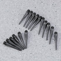 Soimiss 50 Pcs Soft Tip Dart Points with Anti-slip Carving in Random Color