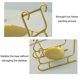 thumbnail image 4 of Elegant Metal Sleigh Candle Stand For Holiday Tabletop Decoration Ideal For Dinners Weddings And Creating A Warm Festive Ambience, 4 of 6