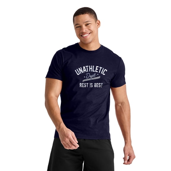 Hanes GT49E-H5 Mens Unathletic Dept Graphic Tees, Print - 3XL