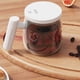 thumbnail image 4 of Taza mezcladora, taza de café autoagitadora con tapa y asa, taza agitadora para el hogar y la oficina, 400 ml, taza mezcladora ligera, alta velocidad, adecuada para café, leche, taza de café agitadora, 4 of 9