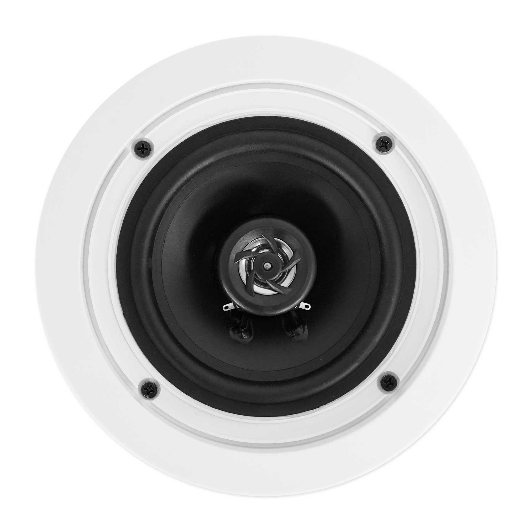 6000w (6) Zone, Home Theater Bluetooth Receiver+(8) 5.25" White Ceiling Speakers