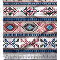 thumbnail image 1 of Soimoi Poly Georgette Fabric Stripe & Ikat Kilim Print Fabric by The Yard 52 Inch Wide, 1 of 1