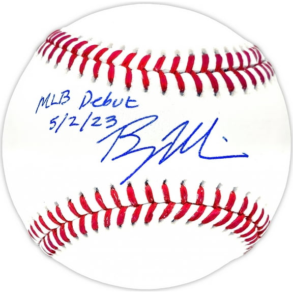 Bryce Miller Autographed Official MLB Baseball Seattle Mariners "MLB Debut 5/2/23" MCS Holo 234566