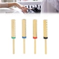 thumbnail image 1 of Tête de Meulage d'Ongle, Utilisation Multi-Usages en Acier Inoxydable Résistance Fiable 4pcs Différents Types de Forets à Ongles Fixés pour Atelier d'Ongles, 1 of 8