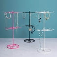 thumbnail image 4 of Jewelry Display Stand Hanging 2 Layer for Double Layer Necklace Earrings Studs Jewelry, 4 of 8