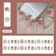 thumbnail image 2 of Press on Nail Square Fake Nail with Butterfly Designs Cats Eye Glossy Stick on Nail Glues on Acrylic Nail for Women Girl, 2 of 4