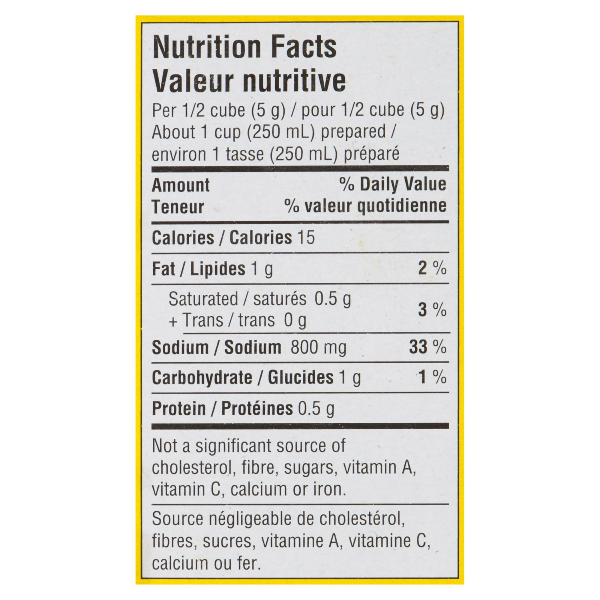 Knorr Bouillon en Cubes a Saveur de Poulet Halal Cubes saveur poulet 8/80g