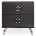 thumbnail image 2 of ACME Elms Accent Table with 2 Drawers in Espresso, 2 of 6