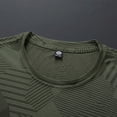 thumbnail image 4 of KPOPLK Men's Gym Shirt Short Sleeve Quick Dry Workout Athletic T Shirts Summer Big and Tall Top for Men S-3XL AG XXXL, 4 of 6