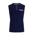 thumbnail image 6 of LIaqionyy Mens Shirts Sleeveless Button down Shirt Workout Muscle Tank Tops Casual Basic Summer Top Clothes, 6 of 7
