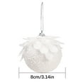 thumbnail image 5 of JLFNYA Mini Christmas Ornaments Clearance,Christmas Balls Ornament,Pack of 3 Christmas Glitter Foam Balls Christmas Tree Decoration Christmas Balls 8cm, 5 of 5