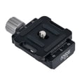 thumbnail image 1 of Andoer DC-34 Quick Release Plate Clamp Adapter with One Quick Release Plate 1/4" Screw for Arca-Swiss AS Standard QR Tripod Head, 1 of 7
