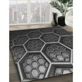 thumbnail image 3 of Ahgly Company Machine Washable Indoor Rectangle Transitional Charcoal Black Area Rugs, 5' x 8', 3 of 7