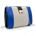 thumbnail image 3 of Women's Vegan Leather Crossbody Clutch Purse with Unique Pinch Lock and Detachablestrap, 3 of 4