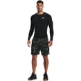 thumbnail image 2 of Camiseta Under Armour Armour HeatGear Compression para hombre, color blanco y negro, 2 of 4