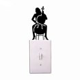 thumbnail image 4 of Pegatina personalizada chica violonchelo silueta vinilo interruptor de luz decoración de pared MFZFUKR CKCHDBEQG, 4 of 4