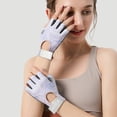 thumbnail image 5 of 1 Pair Gym Breathable Bodybuilding Fitness Gloves Half Finger Gloves Non-slip Cycling Gloves BLACK S, 5 of 8