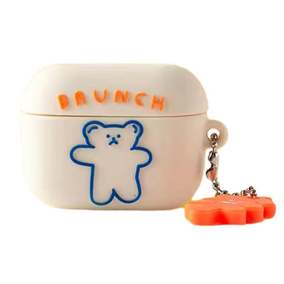 T Gift Of compatible Baseus W04 Lovely Cartoon Bluetooth Earphone Cover Soft Silicone Anti-drop Case