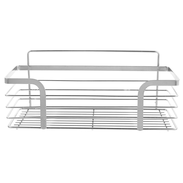 FENGGUIQU 1Ud Organizador De Pared De Acero Inoxidable Con Barra Ancha Y Pegatinas Sin Taladro