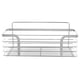 thumbnail image 1 of Rack de almacenamiento sin punzón 1pc con pegatinas que no marcan para baño (plata), 1 of 5