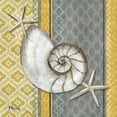 thumbnail image 2 of Brent, Paul 15x15 Black Ornate Wood Framed with Double Matting Museum Art Print Titled - Santa Cruz Shells I, 2 of 4