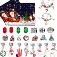 thumbnail image 4 of Calendario de cuenta regresiva de Navidad para niños y adolescentes, conjunto de pulsera de caja ciega sorpresa de Adviento, adornos DIY, regalos de Navidad, 24, 4 of 4