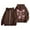 Brown, variant on Women's Tunics Fall Oversized Hooded Long Sleeve Mitten- Off the Shoulder with Pocket Butterfly Print Leisure Polyester Sweatshirts Hoodies(Beige,XXL)