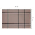 thumbnail image 4 of Unique Bargains Placemat Set of 6 for Dining Table Decor Washable Table Placemat Gray Pink, 4 of 7