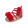 thumbnail image 5 of Meihuid Baby Girls Sandals, Floral Patchwork Strap Non-Slip Flat Shoes, 5 of 7