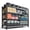 Black, variant on Heavy Duty Black Metal Shelving 3000LBS, 4-Tier Adjustable Steel Industrial Storage Rack with 48" Wide Layers, Utility Standing Shelf for Shop, Basement, Warehouse (48"W x 24"D x 70"H)