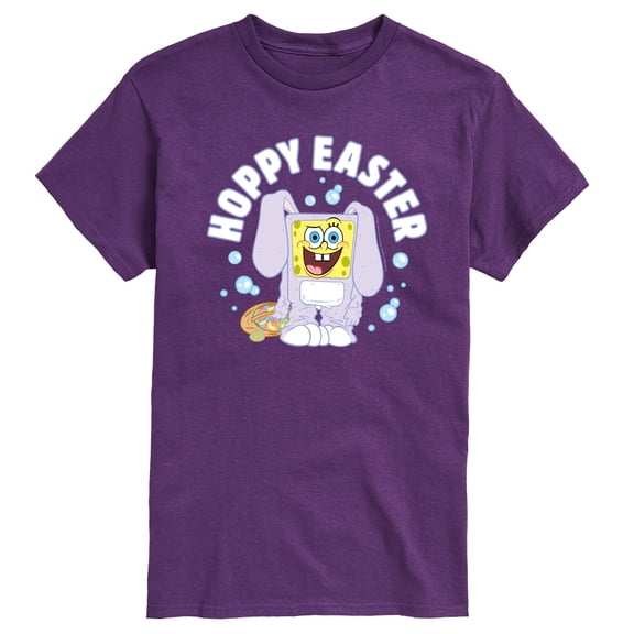 SpongeBob Squarepants - Hoppy Easter Bunny Spongebob - Men's Short Sleeve Graphic T-Shirt