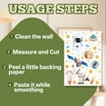 thumbnail image 4 of CCOCC 3Pcs Glow in the Dark Stickers,Safe Non-Toxic Finish Wall Decals,Inspires Space Curiosity Wall Decor for Bedroom,Blue2, 4 of 7
