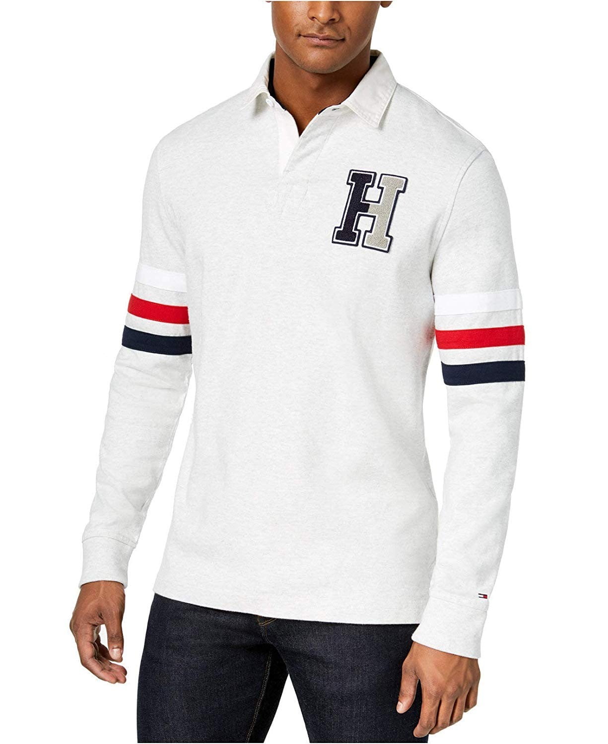 Tommy Hilfiger Tommy Hilfiger Mens Kunitz Rugby Polo Shirt Walmart