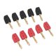 thumbnail image 5 of 10 Pcs Enchufe De Plátano Rápido De 4 Mm Con Enchufe De Plátano De Plátano Con Una Estructura De Plátano De Latón Con Baja Impedancia, Chapado En Oro Para El Equipo De Prueba, 5 of 7