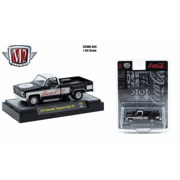 M2 Machines Coca-Cola Release A55 1973 Chevrolet Cheyenne Super 30