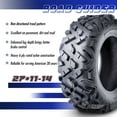 thumbnail image 4 of One ATV UTV Tires 27x11-14 27x11x14 6PR Mud, 4 of 9